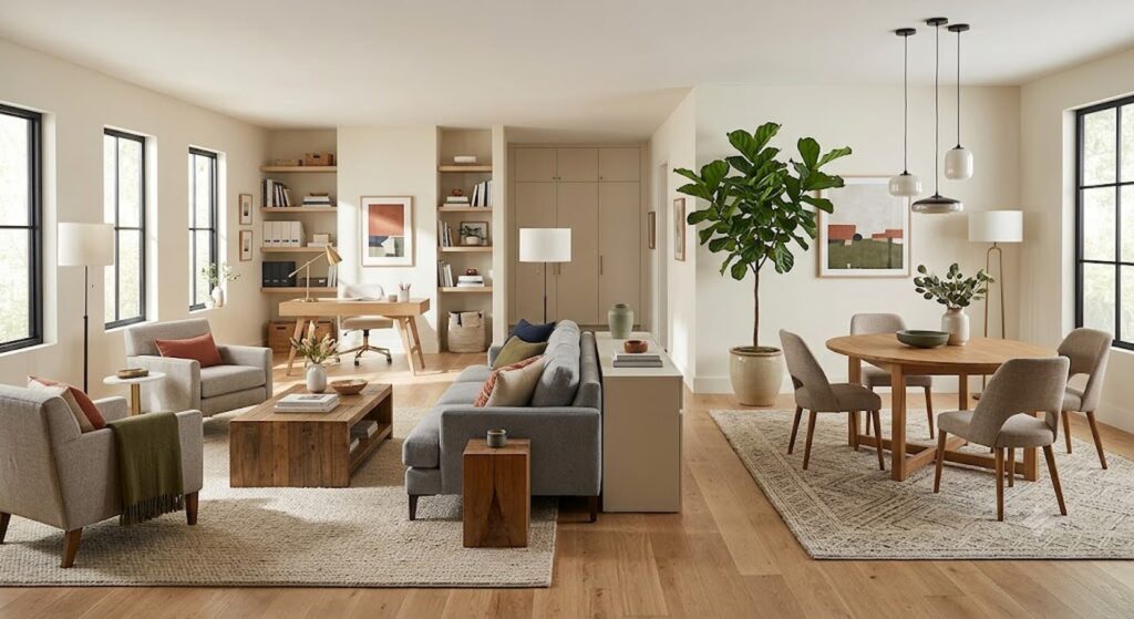 How to Create a More Functional Open-Plan Living Space